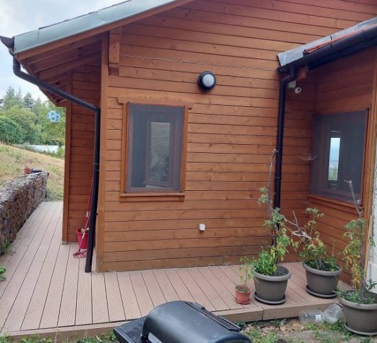Дървена сглобяема къща 43 м²